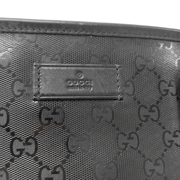 GG Imprime Monogram Coated Canvas Black