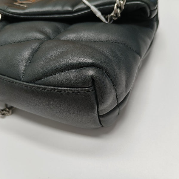 PUFFER Quilted Lambskin Green