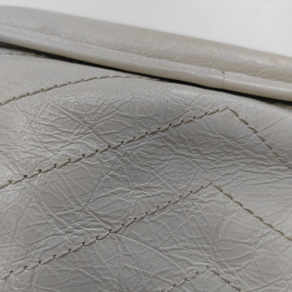 NIKI Medium Chevron Calfskin Gray