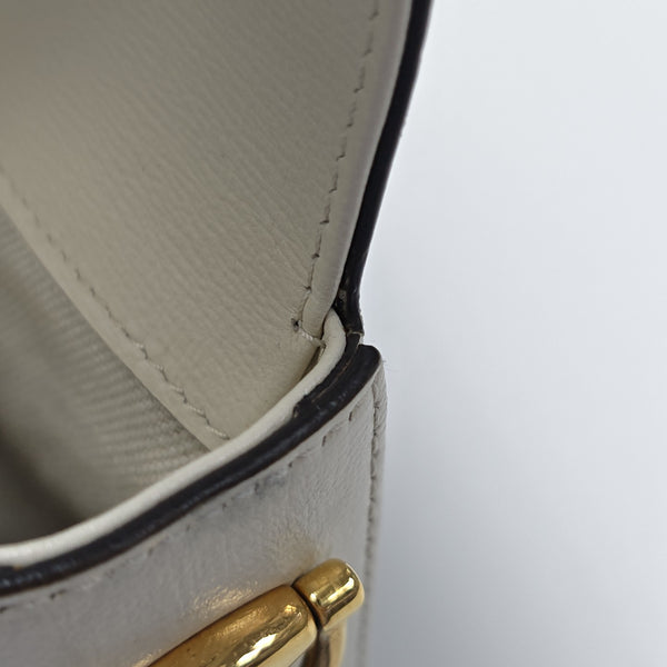 Horsebit 1955 Mini Coated Canvas Beige