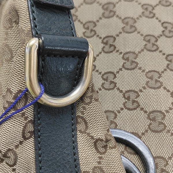 Monogram Canvas Tote Bag Beige
