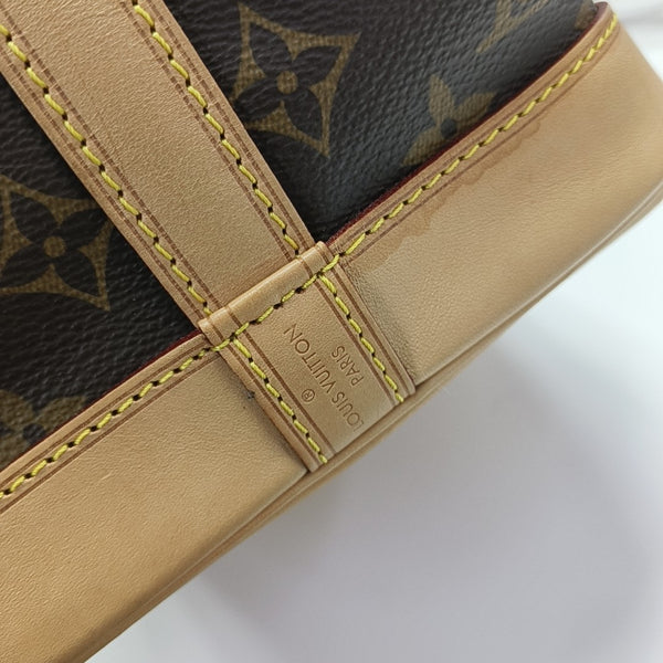 NOÉ MM Monogram Coated Canvas Brown