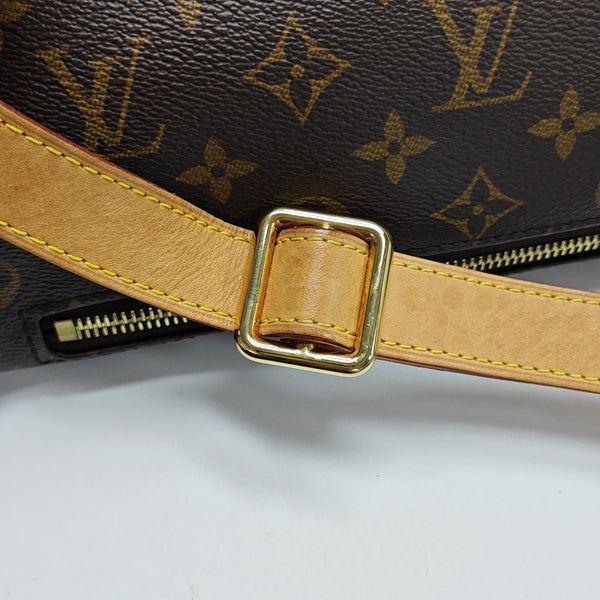BUMBAG Monogram Coated Canvas Brown
