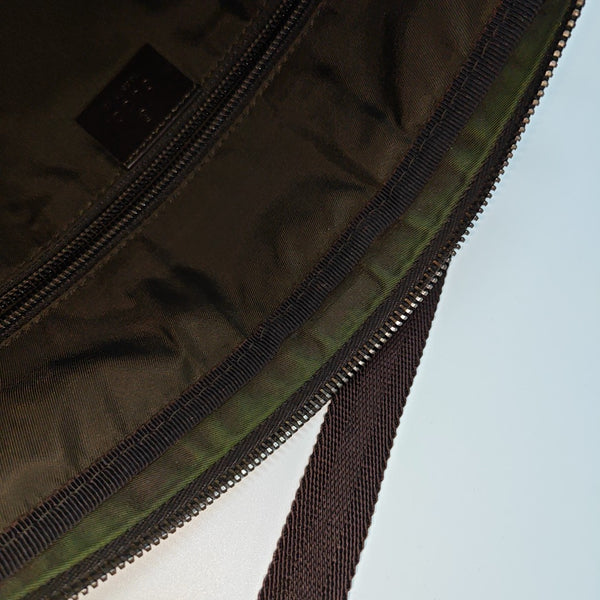 Monogram Coated Canvas Shoulder Bag Beige