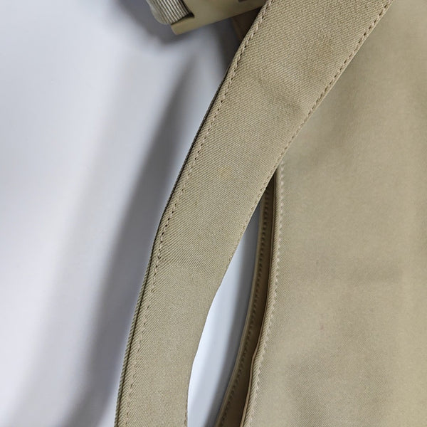 Fabric Shoulder Bag Beige