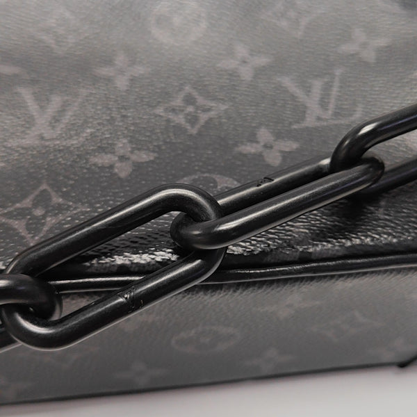 SOFT TRUNK Mini Monogram Coated Canvas Black