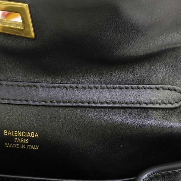 Calfskin Shoulder Bag Mini Black