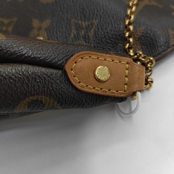FAVORITE MM Monogram Coated Canvas Brown