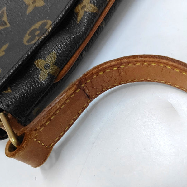 MUSETTE TANGO Monogram Coated Canvas Brown