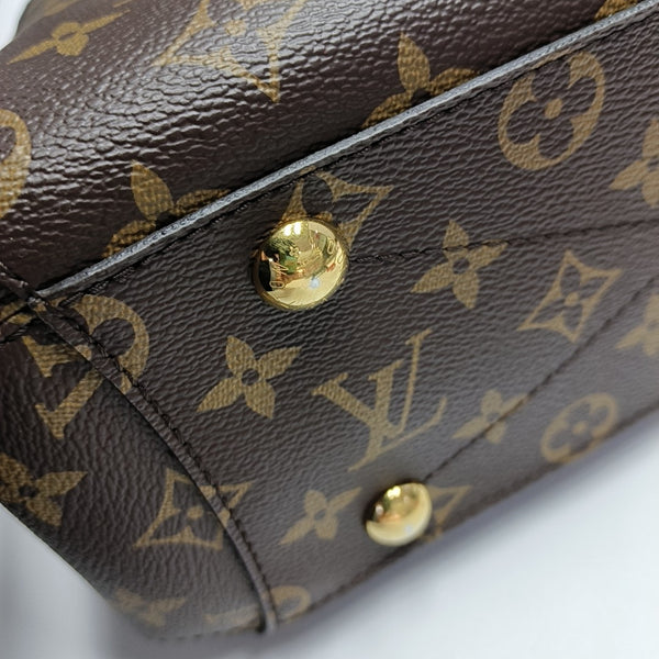 MONTAIGNE BB Monogram Coated Canvas Brown