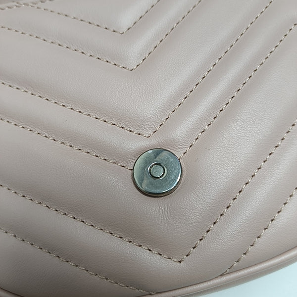GG Marmont Mini Chevron Lambskin Pink