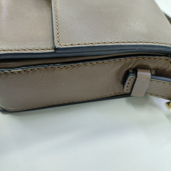 Calfskin Shoulder Bag Gray