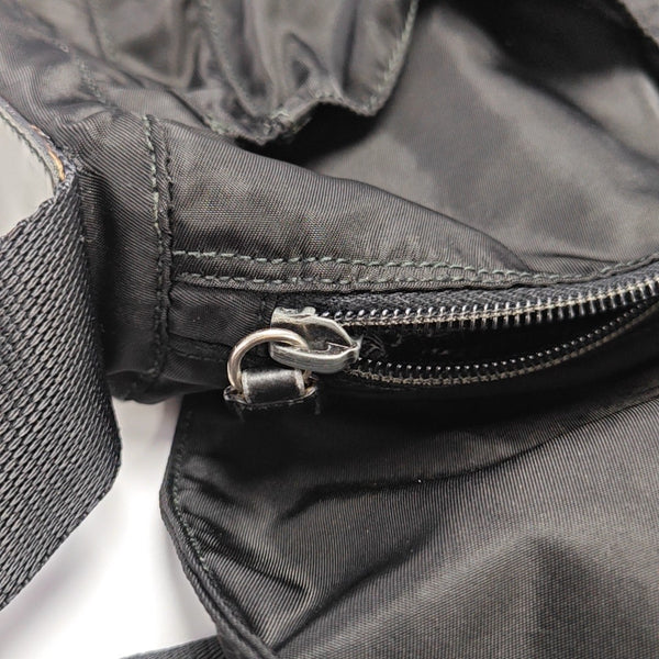 Nylon Shoulder Bag Black