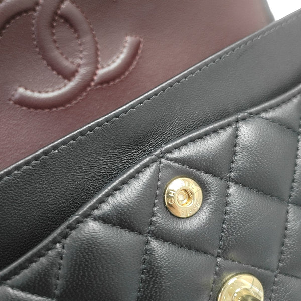 Quilted Lambskin Small Black
