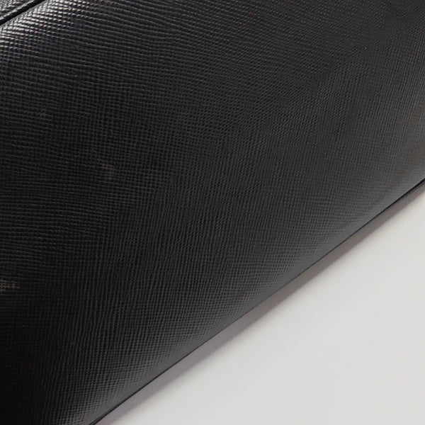 Double Saffiano Calfskin Black