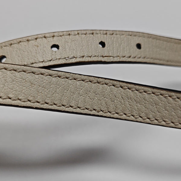 Sylvie Small Calfskin White