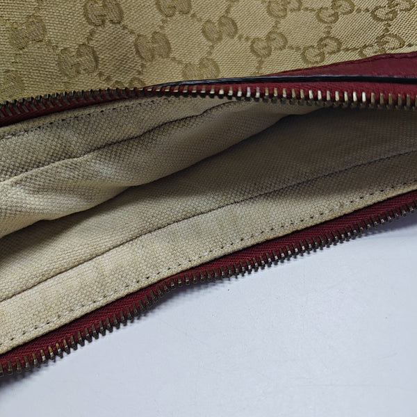Monogram Canvas Shoulder Bag Beige