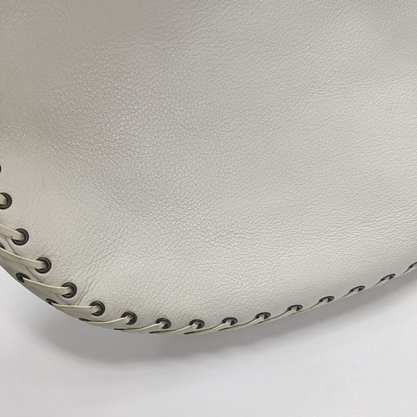 Calfskin Top Handle Bag White