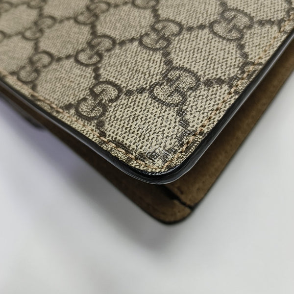 Dionysus Mini Monogram Coated Canvas Beige