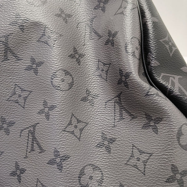 KEEPALL 50 Monogram Coated Canvas Gray
