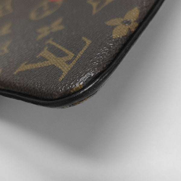 POCHETTE CHAINE MM Monogram Coated Canvas Brown