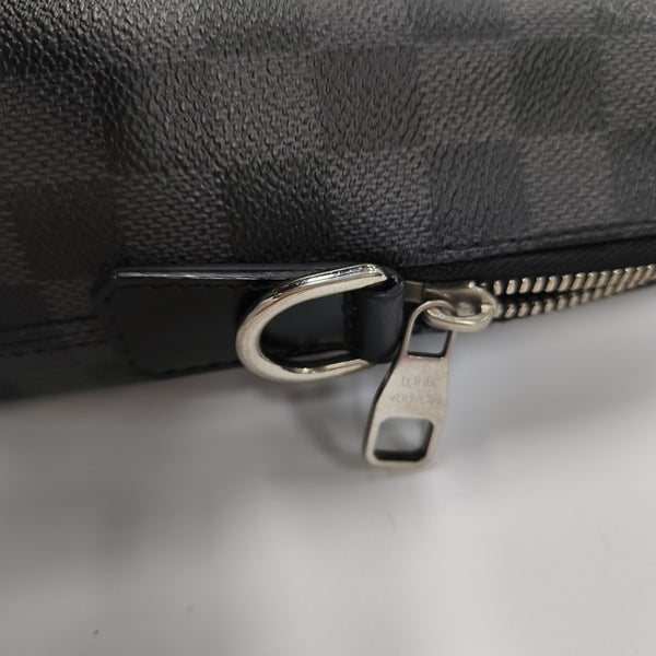 PORTE-DOCUMENTS Damier Graphite Coated Canvas Gray