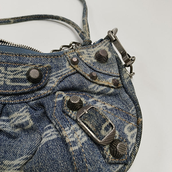 Le Cagole Mini Denim Blue