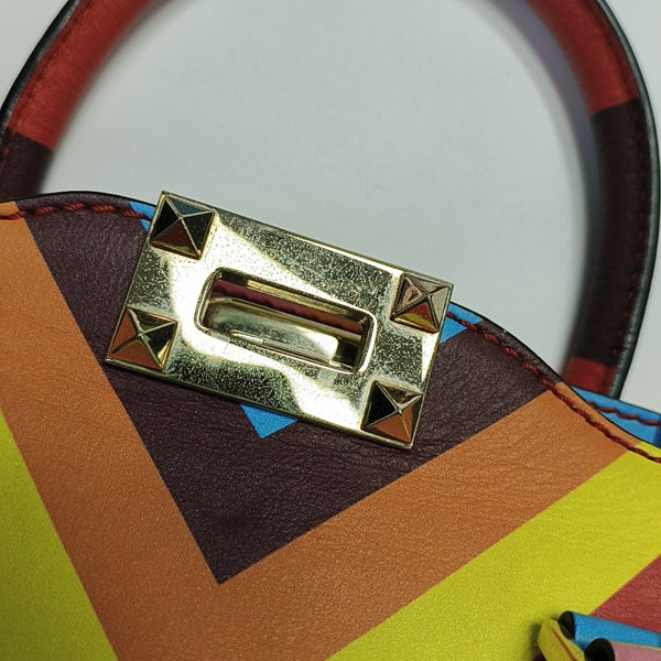 Rockstud Mini Calfskin Multicolor