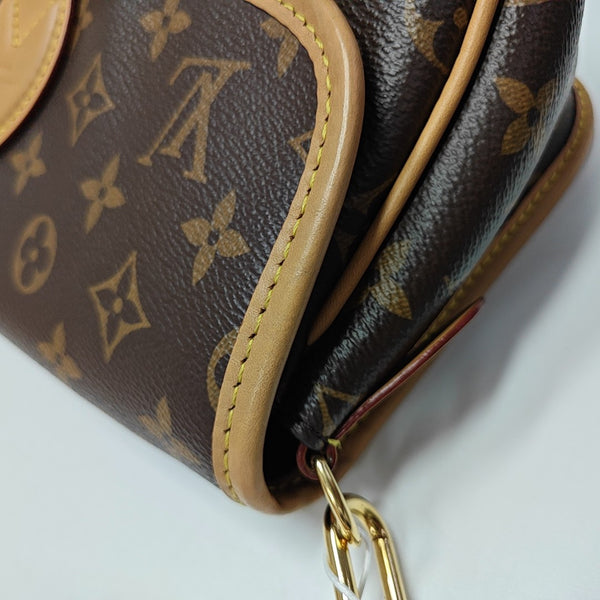 DIANE Monogram Coated Canvas Brown