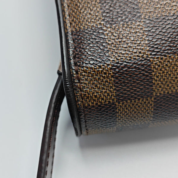 TRIBECA Damier Ebene Coated Canvas Brown