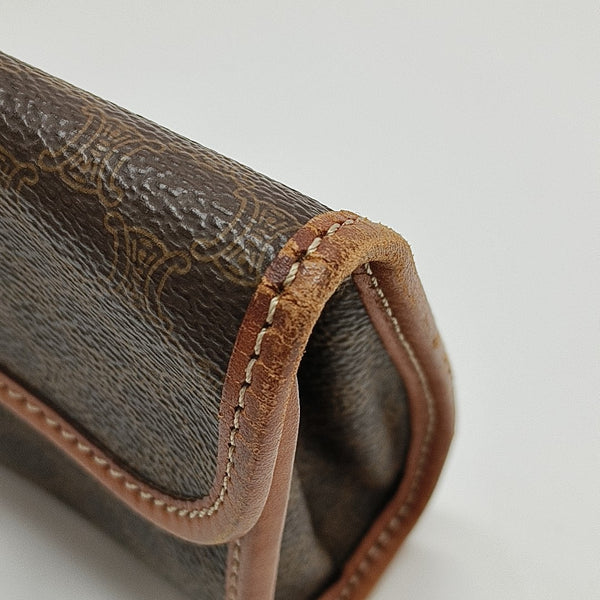 MACADAM Coated Canvas Brown Wallet