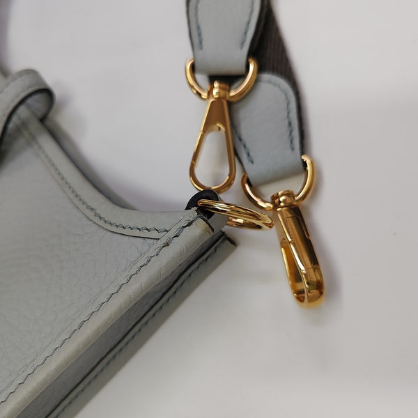 Authenticated pre-owned Evelyne 16 Clemence Blue - Shoulder Bag at Looply