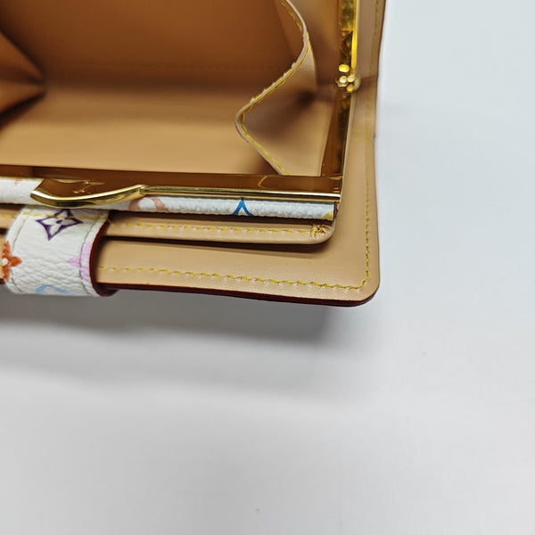 LV × TM VIENNOIS Monogram Coated Canvas White Wallet