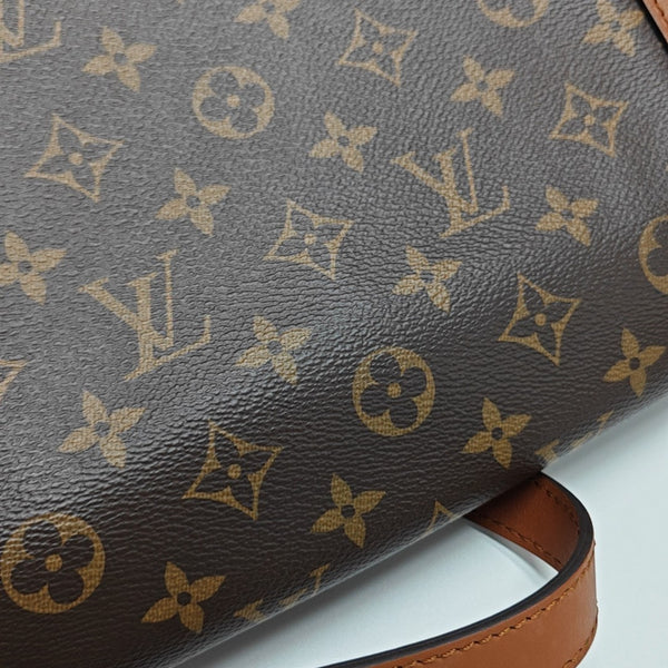 DAUPHINE MM Monogram Coated Canvas Brown