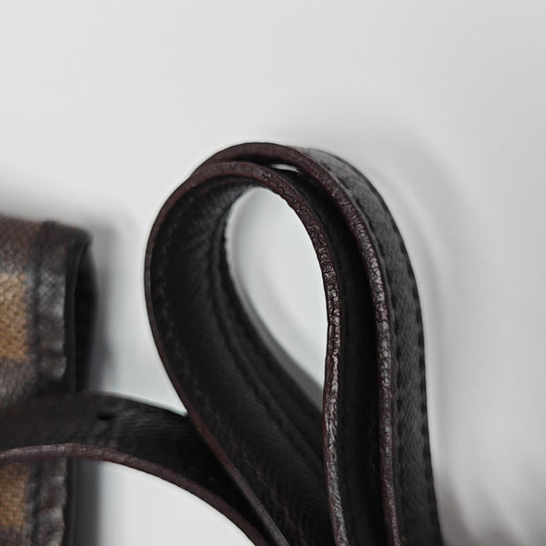 BUCKET PM Damier Ebene Coated Canvas Brown