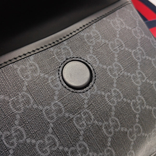 Neo Vintage Monogram Coated Canvas Black