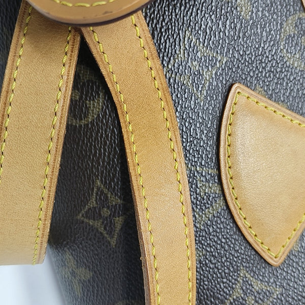 SOLOGNE PM Monogram Coated Canvas Brown
