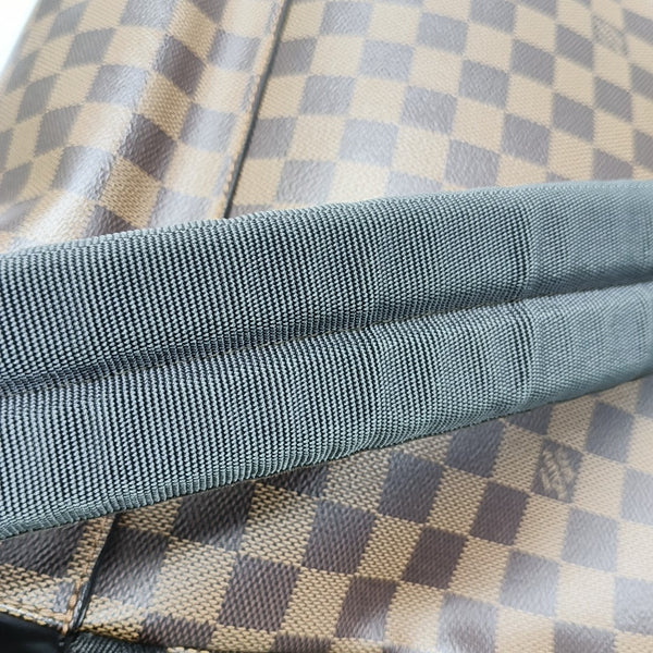 JAKE Damier Ebene Coated Canvas Brown