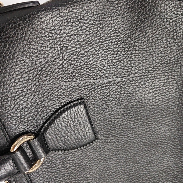Microguccissima Calfskin Black