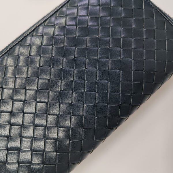 Calfskin Wallet Blue