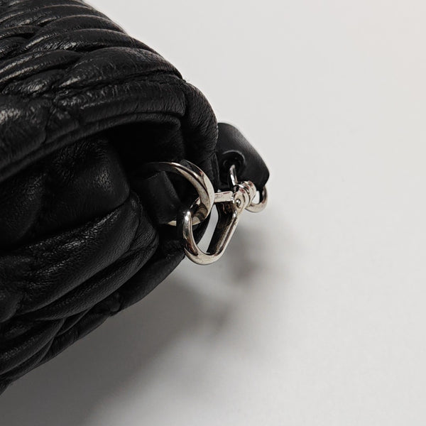 Crystal Quilted Lambskin Black