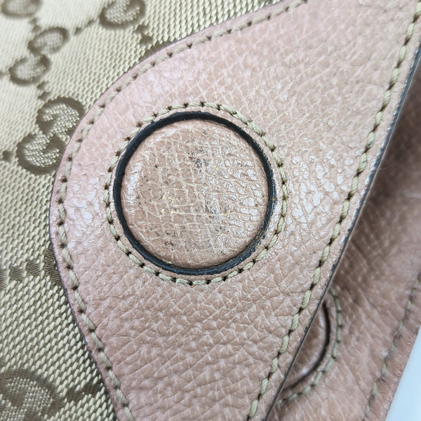 Jockey Monogram Canvas Beige