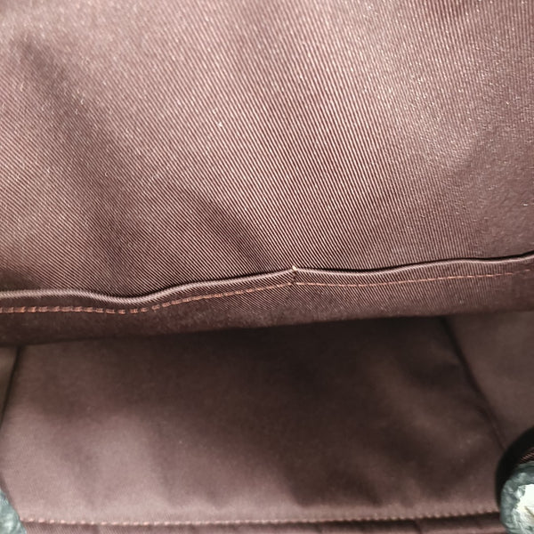 ZACK Monogram Coated Canvas Brown