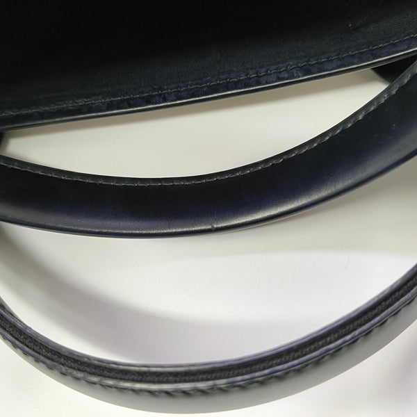 Navy Mini Canvas White