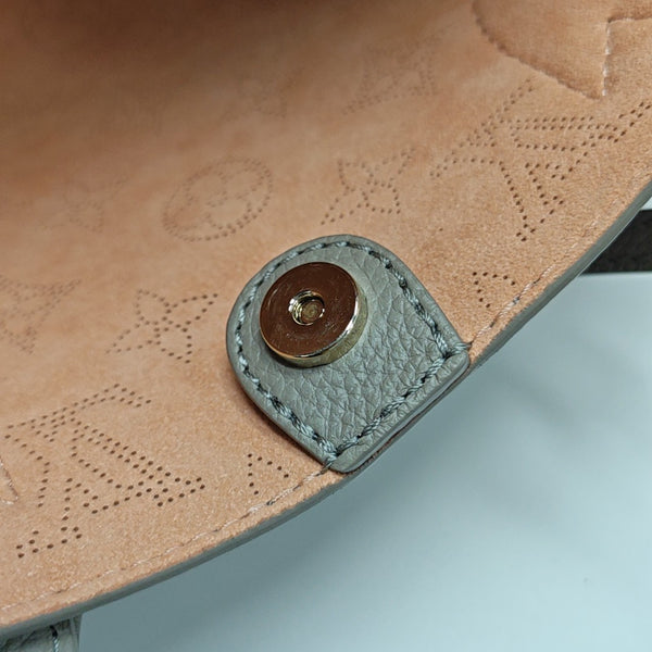 BLOSSOM PM Monogram Calfskin Gray