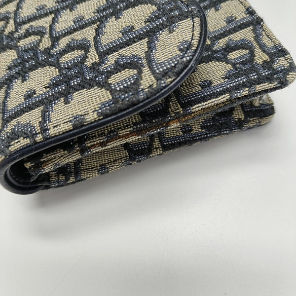 Saddle Mini Oblique Canvas Blue