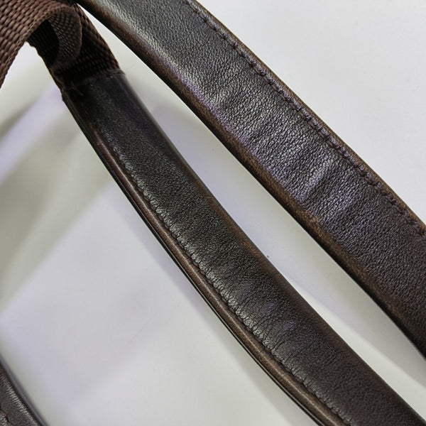 Monogram Canvas Top Handle Bag Brown