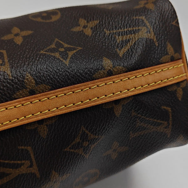 NÉONOÉ Nano Monogram Coated Canvas Brown
