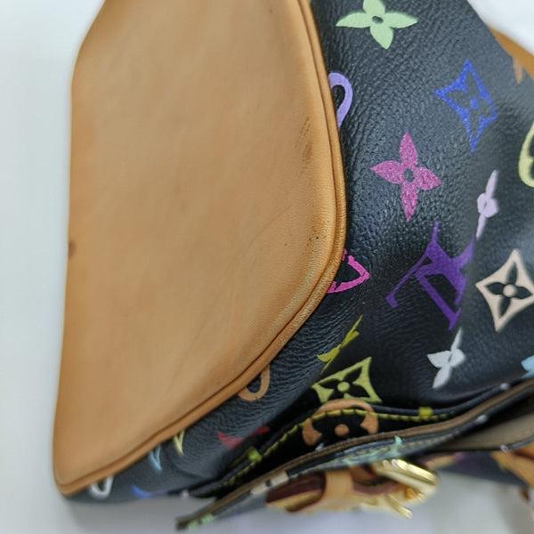 LV × TM NÉONOÉ MM Monogram Coated Canvas Black
