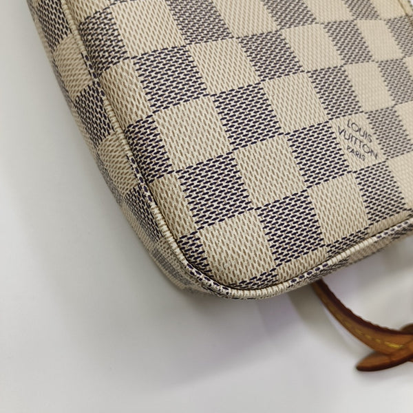 ACCESSOIRES GM Damier Azur Coated Canvas White